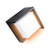 10W Led Wall Lamp Outdoor Lighting Sconces,Warm Light Exterior Waterproof Light Balcony Eaves Lights,AC85-265V 3000K Black Aluminum