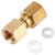 806 Brass Adapter- Brass Cylinder Adaptors CGA-320 to CGA-580 CO2 Carbon Dioxide Bottle to Argon Flowmeter