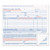 TOPS Hazardous Material Short Form, 8 1/2 x 7, Three-Part Carbonless, 50 Forms