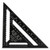 12inch Aluminum Alloy Triangle Shape Square Ruler Precision Engineer Carpenter Measuring Tool High Precision Measuring Tool for Carpenter Engineer Roofer