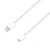 Micro USB To USB Data/Charge Cable For Samsung/HTC/Blackberry -White-