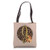 Leopard Print Floral Monogram J Letter Initial Cheetah Women Tote Bag
