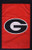 NCAA Georgia Bulldogs Double Sided 28 x 44-Inch Applique Flag