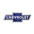 Open Road Brands Chevrolet Blue Embossed Metal Sign