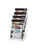 Deflecto 77901 Four-tier multi-compartment medium size docuholder, 6-1/2wx6-1/4dx10h, clear