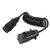 Caravan Spring Cable,2m Spring Cable Cord 7Pin Trailer Plug Socket Adapter Wiring Connector for Caravan