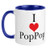 CafePress I Love -Heart- Poppop Mug Unique Coffee Mug, Coffee Cup