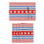 Placemats Set of 6 for American Independence Day Star White Red Stripe Placemat Table Place Mats for Dining Kitchen Table July 4th Patriotic Place Mats 12" x 18"