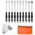 FYIYI New -10pcs- Carburetor Adjustment Tool Kit plus Cleaning Tool for Common 2 Cycle Small Engine Echo STIHL Poulan Husqvarna MTD Ryobi Homelite Trimmer Weed Eater Chainsaw