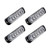 4pcs 6-LED Ultra Slim Warning Emergency Construction Surface Mount Flash Strobe Lights (Amber)