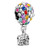 EZ Tuxedo Pixar Up House Balloons Dangle Charms 925 Sterling Silver Adventure is Out There Inscript Pendant for Bracelets