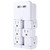 GE UltraPro USB Swivel Outlet Charging Station, 6 Outlets, 2 USB Ports, Outlets Rotate 90 Degrees, Mounting Screw, Power Indicator Light, Wall Tap Outlet Adapter, UL Listed, White, 37064