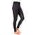 MUK LUKS Women's 1-Pair Fleece Lined Embossed Leggings, Black, Small/Medium