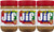 Jif Simply Creamy Peanut Butter, 15.5 oz, 3 Pack