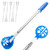 Golf Ball Retriever with Golf Alignment Tool, Stainless Golf Ball Retriever for Water Telescopic, Ball Retriever Tool Golf with Automatic Locking Scoop, Golf Tees, Golf Accessories for Men -1.3, 9ft-