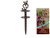 Esschert Design W8402 Hose Guide - Rusted Finish