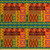 Lunarable Yellow and Brown Fabric by The Yard, Ethnic Aztec African Classic Tribal Motif with Popular Geometric Forms, Decorative Fabric for Upholstery and Home Accents, 2 Yards, Multicolor