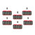 gazechimp 6Pc 4 Digit Tube 7-Segment 0.56" LED Display Module HT16K33 I2C for