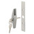 Slide-Co 14432 Sliding Door Outside Pull, W/Key, Diecast/Zinc, Daryl Gray