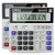 Calculator, ONXE 2Pack Standard Function Scientific Electronics Desktop Calculators, Dual Power, Big Button 12 Digit Large LCD Display, Handheld for Daily and Basic Office
