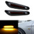 Jxwocwo Smoked Lens Amber LED Side Marker Turn Signal Blinker Light Compatible with BMW E46 E60 E61 E90 E91 E92 E93 E81 E82 E87 E88 E83 E84 X1 X3