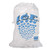 Perfect Stix Clear Plastic Ice Bags with Cotton Draw String, 10 lb Bags. Pack of 100