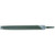 Crescent Nicholson 10" Flat Single Cut Long Angle Lathe Bastard File - 07657NN