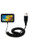 Coiled Power Hot Sync USB Cable for the Polaroid Tablet PMID701 with both data and charge features - Uses Gomadic TipExchange Technology