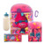 Dreamworks Girls' Trolls 5 Pc Backpack Set, Pink One Size
