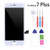 for iPhone 7 Plus Screen Replacement LCD White - 3D Touch Screen Digitizer Frame Assembly Full Set with Free Repair Tools