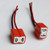 BYOPTO 2 Pcs -H7 Female Ceramic- Car Auto Truck Headlight Fog Brake Turn Signal Light Bulb Socket Holder Replacement Connector Wire Harness