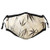 Comfortable Windproof mask,Gradient Bamboo Leaves Flexibility Complex Root Structure Stable Travelers Image,Printed Facial decorations for adult