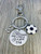 Personalized Soccer Charm Keychain with Number Charm, Custom She Believed She Could So She Did Soccer Gift, Girls Soccer Jewelry, Gift for Female Soccer Players