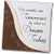 Pavilion- We Create Our Tomorrows by What We Dream Today Mirrored Leather Plaque Desk Decor