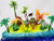Madagascar Cake Topper Featuring Alex, Marty, Melman and Gloria