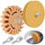 STARVAST Rubber Eraser Wheel 4 inch / 3.5 inch Decal Adhesive Remover with Drill Adapter  Pinstripe, Striping, Vinyl Decal, Graphics, Stickers Removal Tool -2 Pack-