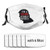 with 6 Filter Face Mask for Women  and  Men A Very Stable Genius Anti Dust Adjustable Reusable Cloth Washable Balaclavas