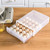 Drawer Type Egg Tray for Refrigerator - 30 Grid Egg Holder Kitchen Egg Fresh Storage Box Egg Container Case -1 Tier - 30 Grid-