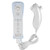 RC02 Wii Remote Plus and Nunchuk Controller, Built-in Motion Plus Remote Controller with Silicone Case for Nintendo Wii/Wii U(White)