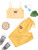 Romwe Girl's 2 Piece Outfit Cami Crop Tops and Sweatpants Set Lounge Set Yellow 8Y