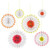 Meri Meri Neon Papercut Pinwheel Decorations