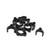 X-DREE 10 Pcs Plastic Wire Organizer Clip Cable Fastener Clamp Harness 13mm OD -Harnais 13mm OD de pince de câble d'attache en plastique d'organisateur de fil de 10'