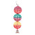 Kerbl Lattice Balls with Bell 3 Balls, 4.5 cm