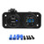Davitu Cables, Adapters  and  Sockets - 2 In 1 Waterproof DC 12V Dual USB Port Power Socket LED Digital Display Panel Mount Car Motorcycle Charger Adapter - -Color Name: Blue-