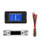 QWORK DC Battery Monitor Meter, 0-200V, 100A LCD Display Digital Current Voltage Power Multimeter Ammeter Voltmeter, 12V/24V/48V RV/Car Battery Monitor Meter