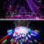 Jacksing DJ Party Stage Lighting, LED Ball Projector Rotating Effect Stage Light Ball, DJ for Stage Performs Family Party KTV-Transl-