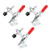 uxcell 3 Pcs Hand Tool Vertical Toggle Clamp Quick Release Clamp 110 lbs/50kg Holding Capacity
