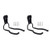 Laimiko Garden Power Tool Hanger, Weed Eater Rack, String Trimmer Hanger, Weed Wacker Hanger, Steel Garage Tool Organizers-2Pcs-