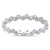 CloseoutWarehouse Round Clear Cubic Zirconia Stackable Ring Sterling Silver Size 6
