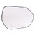 Brock Replacement Passenger Side Mirror Glass and Base with Heat without Blind Spot Detection Compatible with 2018-2020 Camry/Camry Hybrid  and  2020 Corolla Sedan North America Built ONLY